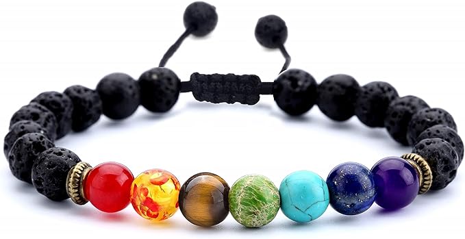 🧘Pulsera 7 Chakras😉Equilibra tu energía con la pulsera de los 7 chakras