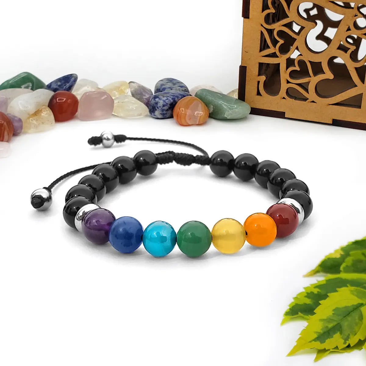 🧘Pulsera 7 Chakras😉Equilibra tu energía con la pulsera de los 7 chakras