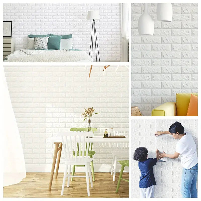Pack x 10 PÁNELES PARA PARED 3D 🧱🤩 ¡Decora tu casa con estilo y sin esfuerzo!