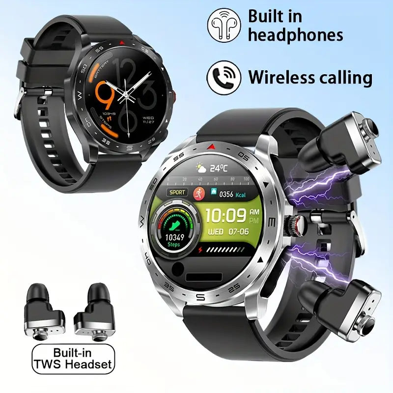 SMARTWATCH CON AUDÍFONOS INCORPORADOS 😍😱 ¡Ambos en un solo dispositivo!