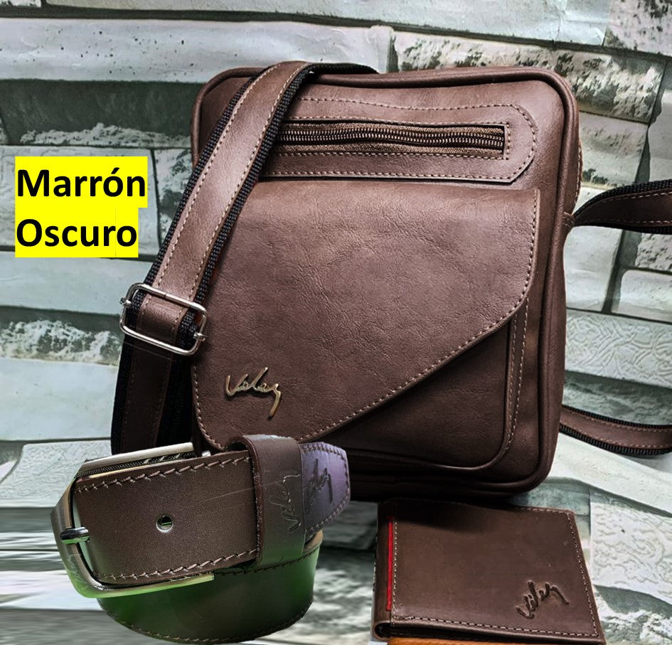 💼¡COMO BOLSO+ CORREA+ BILLETERA!💵