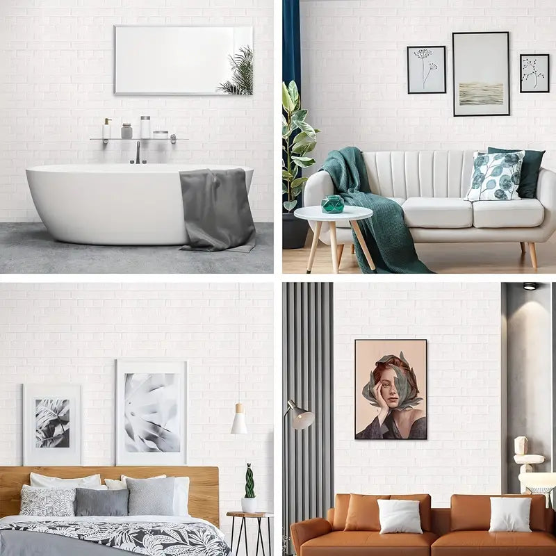 Pack x 10 PÁNELES PARA PARED 3D 🧱🤩 ¡Decora tu casa con estilo y sin esfuerzo!