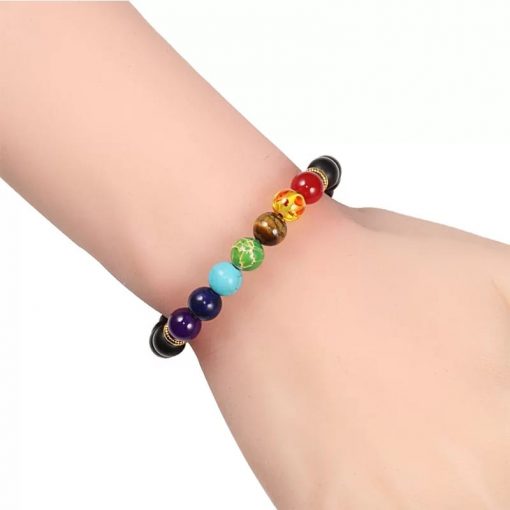 🧘Pulsera 7 Chakras😉Equilibra tu energía con la pulsera de los 7 chakras