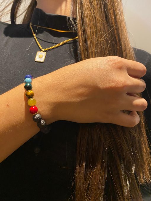 🧘Pulsera 7 Chakras😉Equilibra tu energía con la pulsera de los 7 chakras