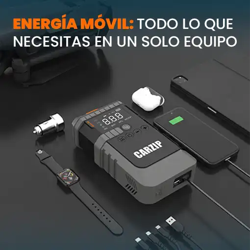 Arrancador de batería + Bomba de aire 3 en 1 🚗 💡