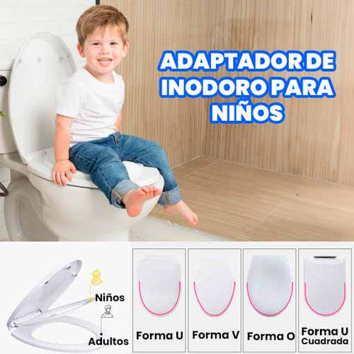 Adaptador de inodoro para niños
