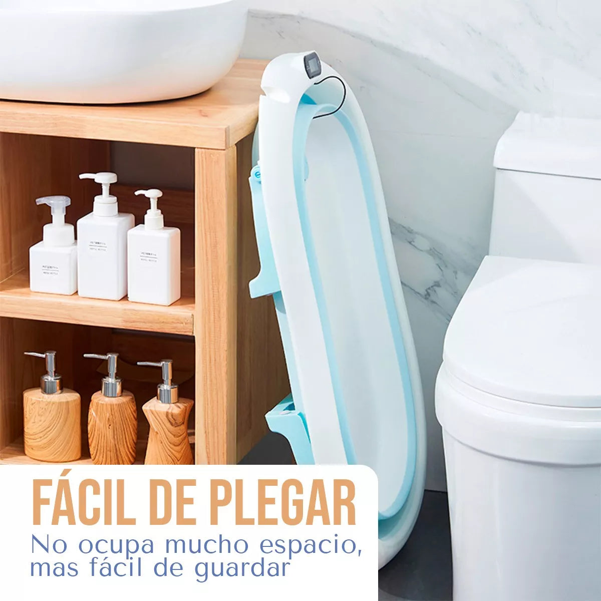 BAÑERA PARA BEBÉ CON COJÍN 😍😱