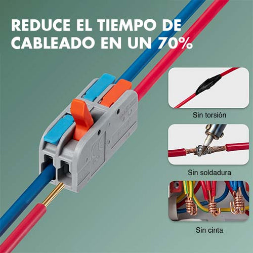 50 CONECTORES DE CABLE BIDIRECCIONAL 🛠️🤩