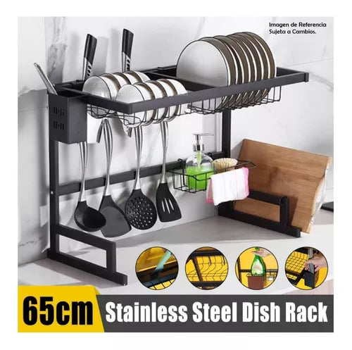ORGANIZADOR DE PLATOS 😱😍 ¡Aumenta un 80% el espacio para secar y guardar la loza!