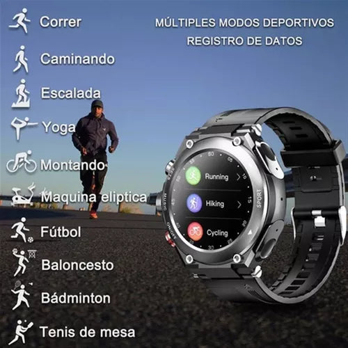 SMARTWATCH CON AUDÍFONOS INCORPORADOS 😍😱 ¡Ambos en un solo dispositivo!