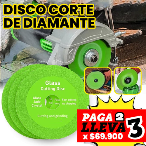 💿¡LLEVA 3 DISCOS CORTE DE DIAMANTE POR EL PRECIO DE 2!🤩