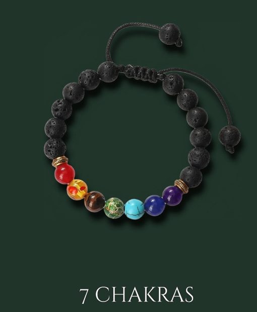 🧘Pulsera 7 Chakras😉Equilibra tu energía con la pulsera de los 7 chakras