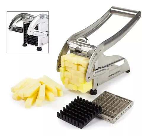 👨🍳Mega picadora de papitas francesas y julianitas🔪