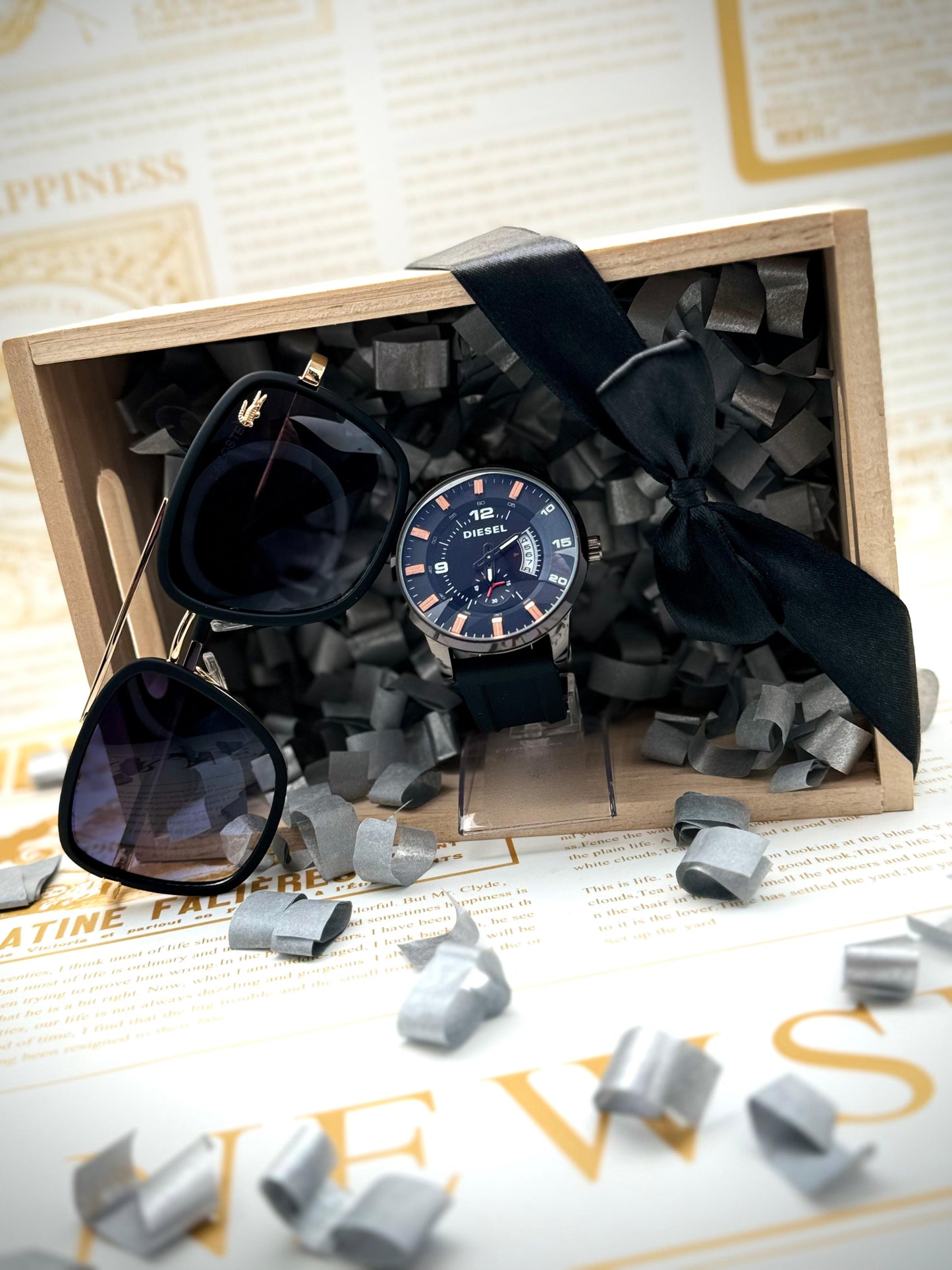 🤵♂️combo-reloj-mas-gafas!😎