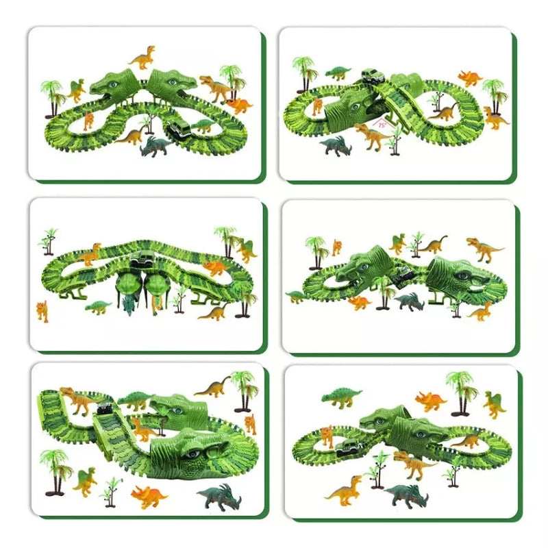 Pista Dinosaurio con más de 240 piezas 🤩🦖