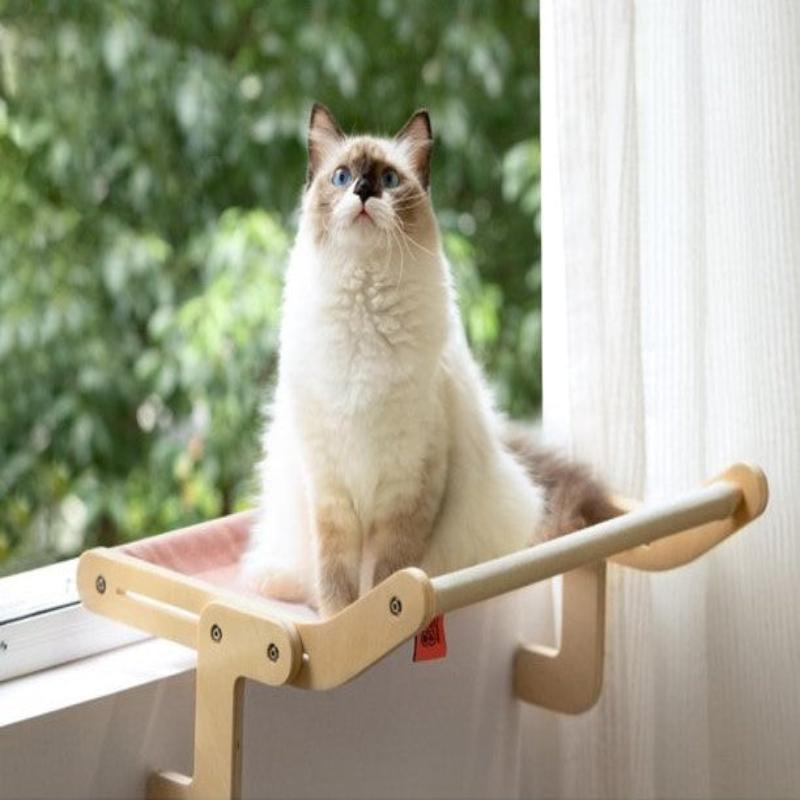 FLEXICAMA PARA GATOS🛋️💤 El espacio elevado y seguro que tu felino amará😸