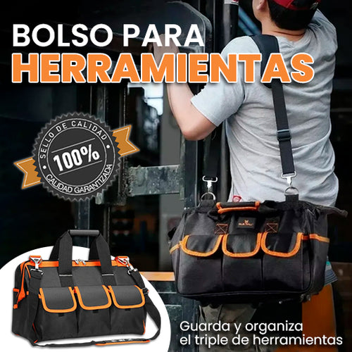 BOLSO PARA HERRAMIENTAS 🛠️🧰 ¡Guarda y organiza el triple de herramientas!