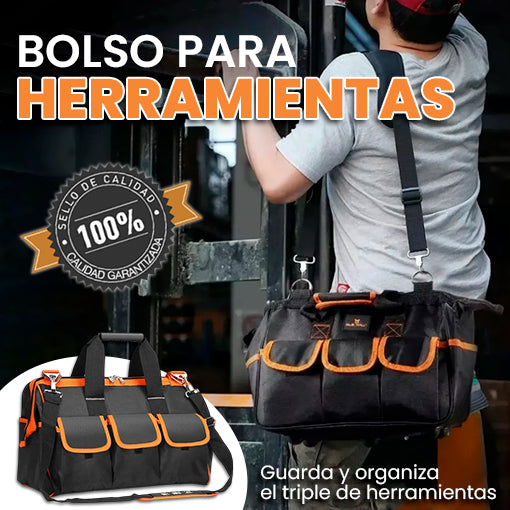 BOLSO PARA HERRAMIENTAS 🛠️🧰 ¡Guarda y organiza el triple de herramientas!