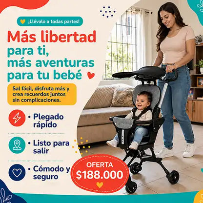 Cochecito plegable para bebé👶🏼👩🏻‍🍼