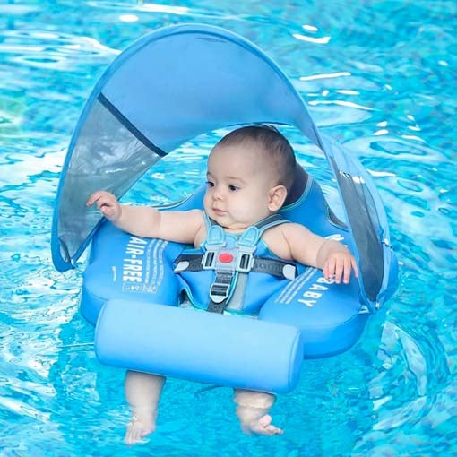 FLOTADOR CON CARPA + JUEGO DE PLAYA GRATIS 👶😍💦