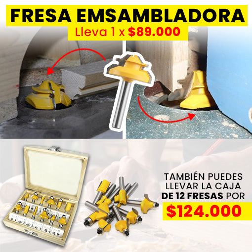 Fresa para ensambles