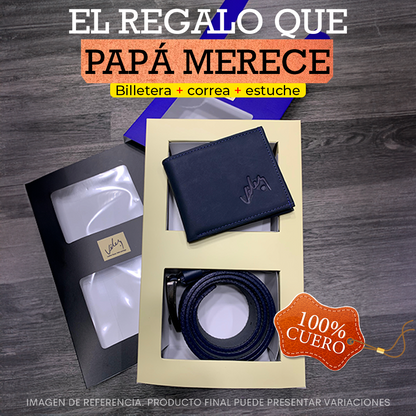 COMBO BILLTERA Y CORREA VÉLEZ 😎🤩 ¡Combo vélez para papá!