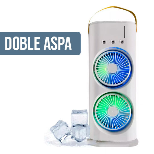 Combo ventilador doble aspa + Mini ventilador💨+ ¡ENVÍO GRATIS!🔥