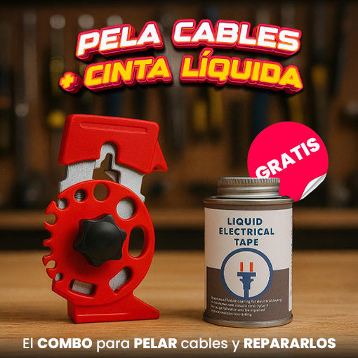 PELA CABLES + CINTA LÍQUIDA GRATIS 🎁😱 ¡Pelar, aislar y listo!