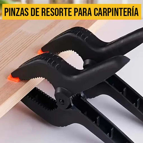 PACK 14 PIEZAS - SET DE PRENSAS DE RESORTE 😎🤩 ¡3 medidas diferentes!