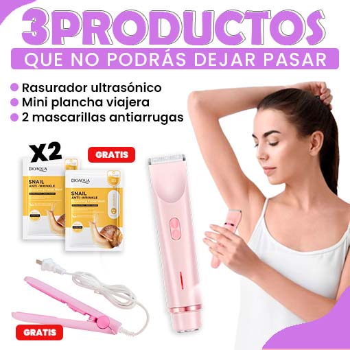 RASURADOR ULTRASÓNICO + 2 PRODUCTOS GRATIS 🤩🎁🎁