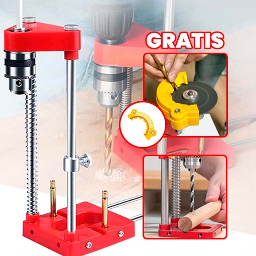 TALADRO DE BANCO PORTÁTIL + AFILADOR DE BROCAS GRATIS 😱🎁