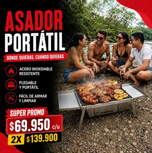 Mini Asador Pro 🥩🔥