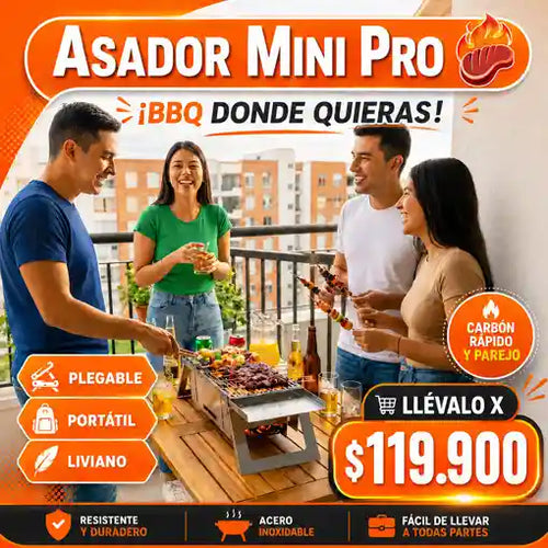 Mini Asador Pro 🥩🔥