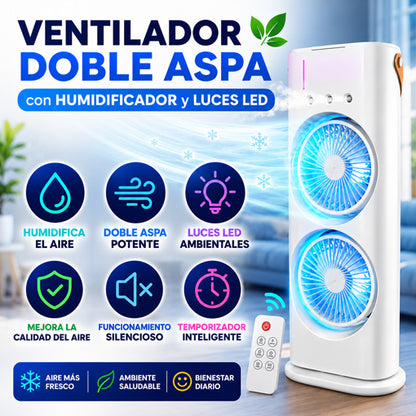 Ventilador doble aspa